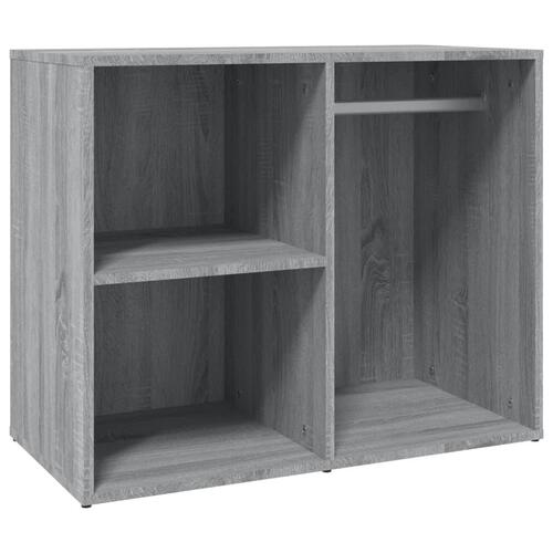 Skab 80x40x65 cm konstrueret træ grå sonoma-eg