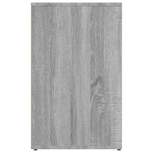 Skab 80x40x65 cm konstrueret træ grå sonoma-eg