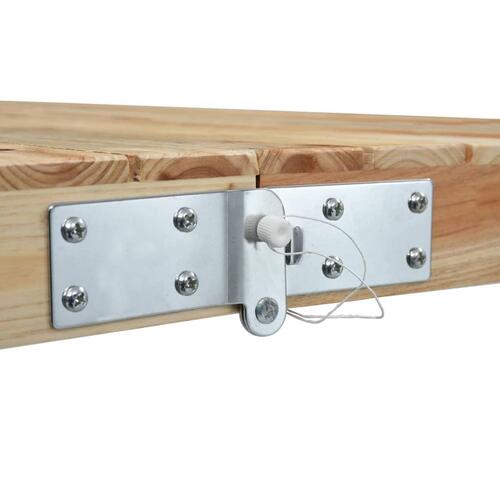 Foldbart campingbord med 4 siddepladser stål aluminium