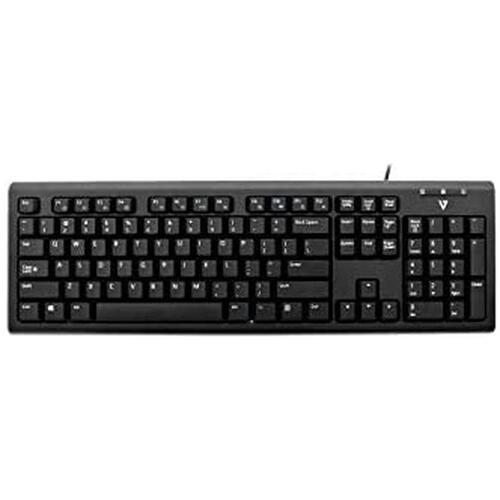 Tastatur V7 KU200GS-DE Sort Tysk QWERTZ