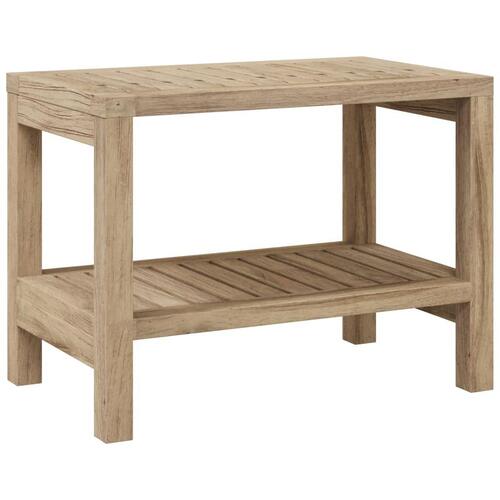 Badeværelsesbord 60x30x45 cm massivt teaktræ