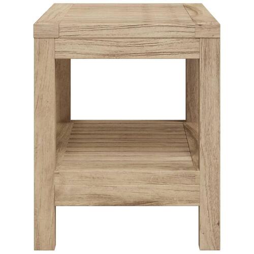 Badeværelsesbord 60x30x45 cm massivt teaktræ