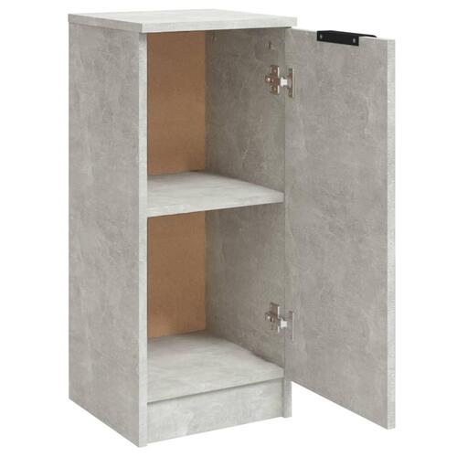 Skænke 2 stk. 30x30x70 cm konstrueret træ betongrå