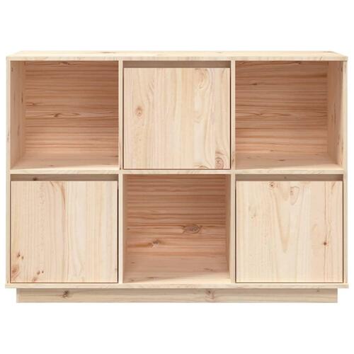Skænk 110,5x35x80 cm massivt fyrretræ