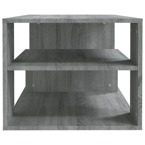 Sofabord 100x50x40 cm konstrueret træ Grå sonoma-eg