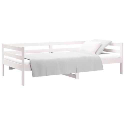 Daybed 90x190 cm massivt fyrretræ hvid