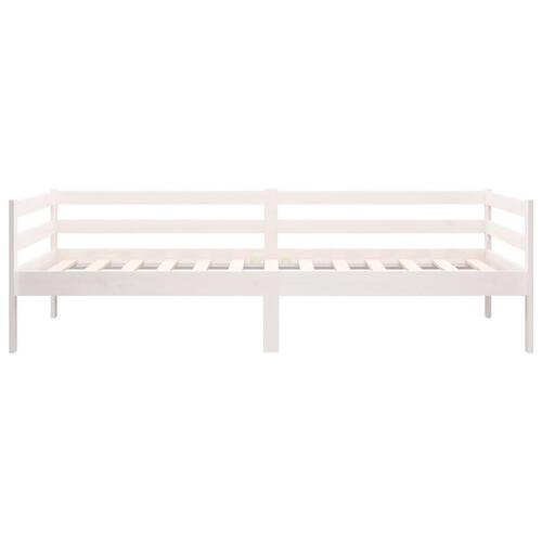 Daybed 90x190 cm massivt fyrretræ hvid
