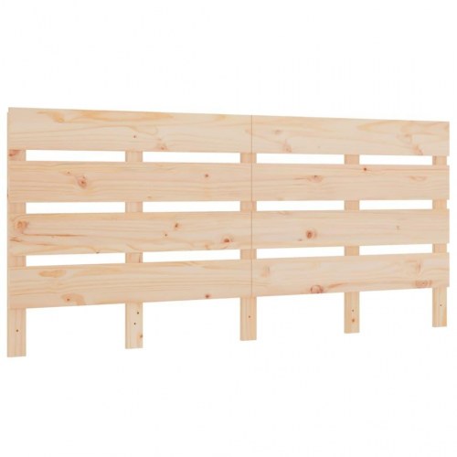 Sengegavl 120×3×80 cm i massivt fyrretræ - lameldesign