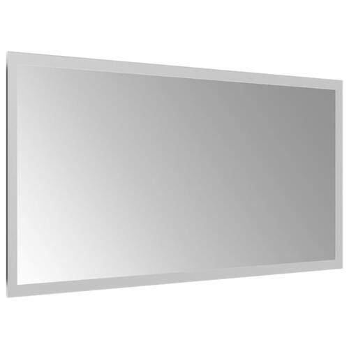 Badeværelsesspejl med LED-lys 60x30 cm