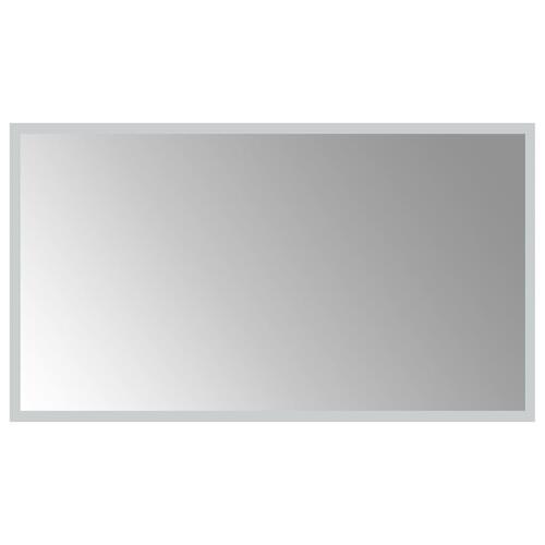 Badeværelsesspejl med LED-lys 70x40 cm
