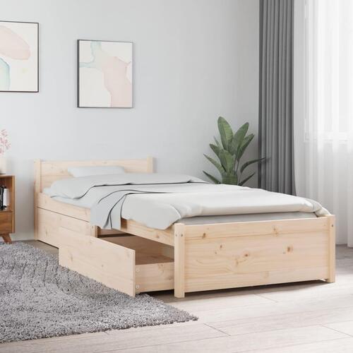 Sengeramme med skuffer 75x190 cm Small Single