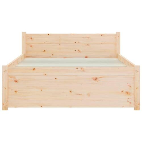 Sengeramme 75x190 cm massivt træ