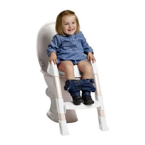 Toiletsæde reducer - ThermoBaby Kiddyloo, hvid/lysebrun