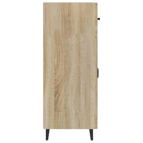 Skænk 69,5x34x90 cm konstrueret træ sonoma-eg