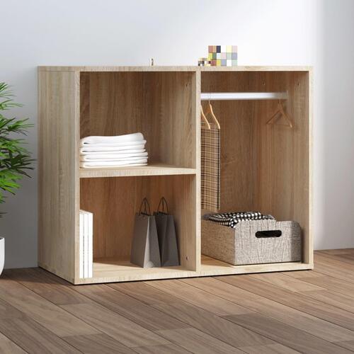 Skab 80x40x65 cm konstrueret træ sonoma-eg