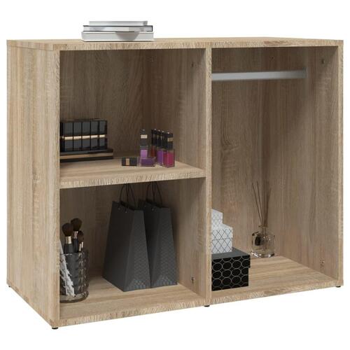 Skab 80x40x65 cm konstrueret træ sonoma-eg