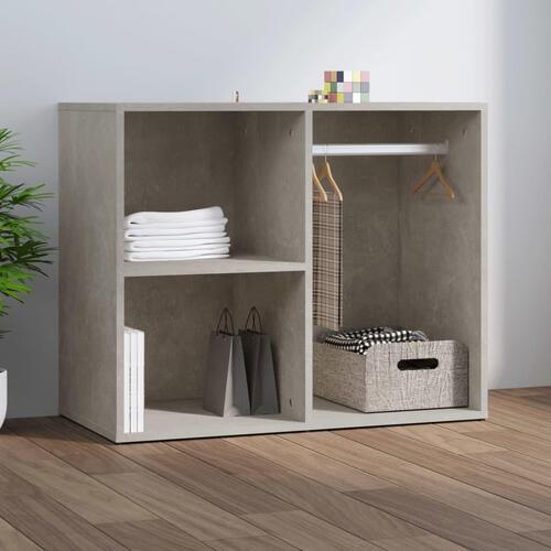 Skab 80x40x65 cm konstrueret træ betongrå