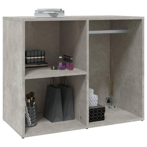 Skab 80x40x65 cm konstrueret træ betongrå