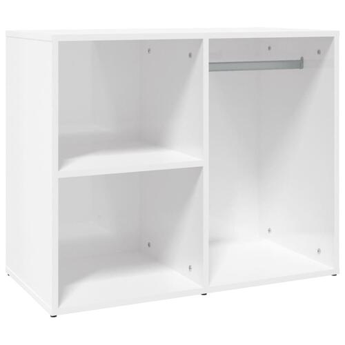 Skab 80x40x65 cm konstrueret træ hvid højglans