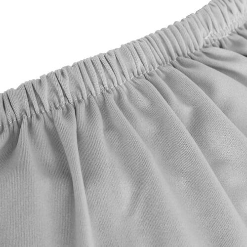 Elastisk sofabetræk polyesterjersey grå