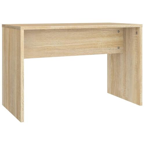 Skammel til makeupbord 70x35x45 cm konstrueret træ sonoma-eg
