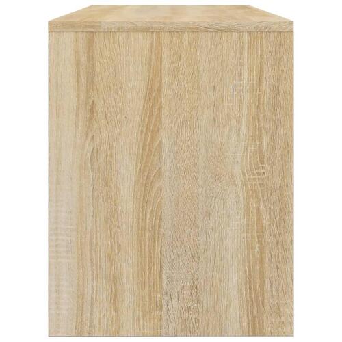 Skammel til makeupbord 70x35x45 cm konstrueret træ sonoma-eg