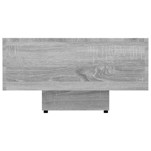 Sofabord 115x60x31 cm konstrueret træ grå sonoma-eg