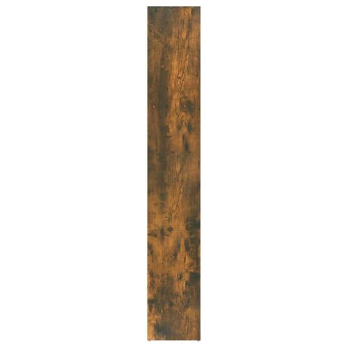 Bogreol 40x30x189 cm konstrueret træ røget egetræsfarve