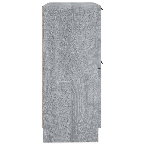 Skænk 30x30x70 cm konstrueret træ grå sonoma-eg