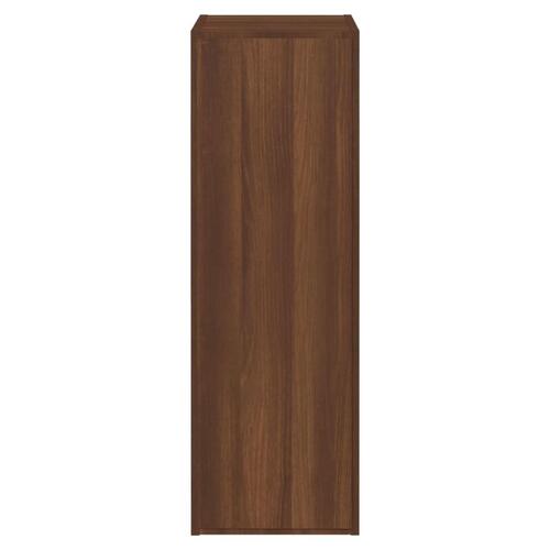 Tv-skabe 2 stk. 30,5x30x90 cm konstrueret træ brun egetræsfarve