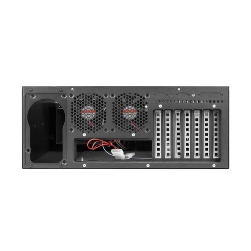 PC kabinet 19"/4U rack - Lanberg ATX-kasse 450/10, sort