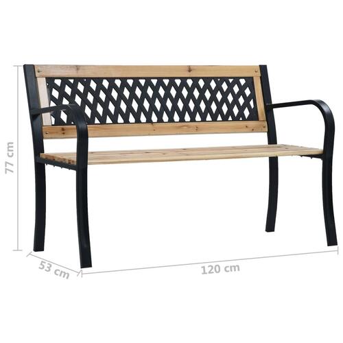Havebænk 120 cm træ
