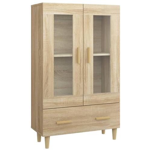 Skab 70x31x115 cm konstrueret træ sonoma-eg