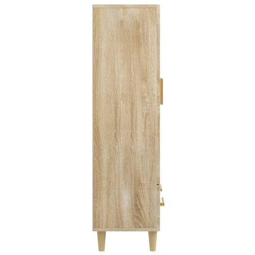 Skab 70x31x115 cm konstrueret træ sonoma-eg