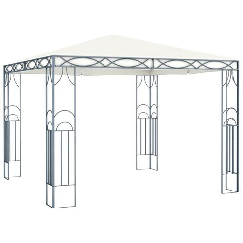 Pavillon 300 x 300 cm cremefarvet