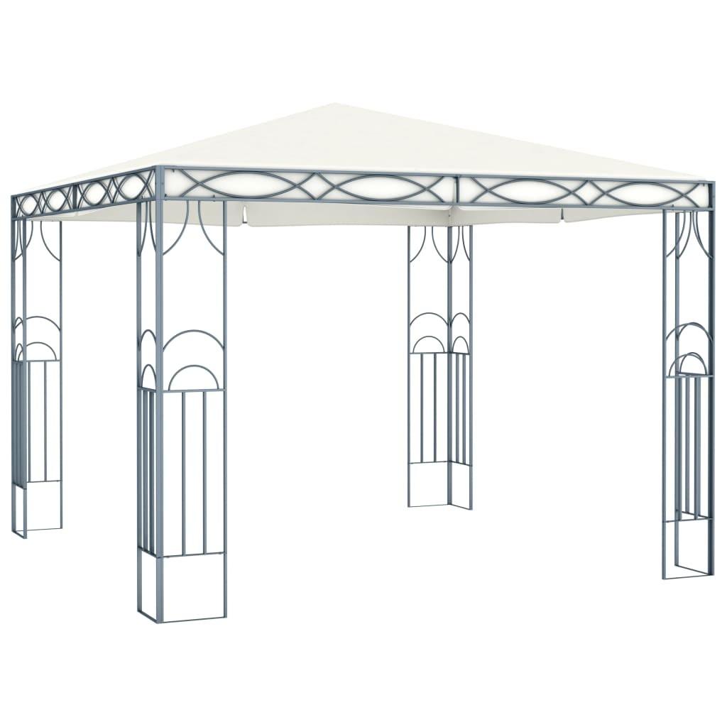 Pavillon 300 x 300 cm cremefarvet