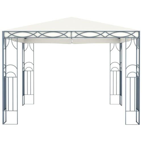Pavillon 300 x 300 cm cremefarvet