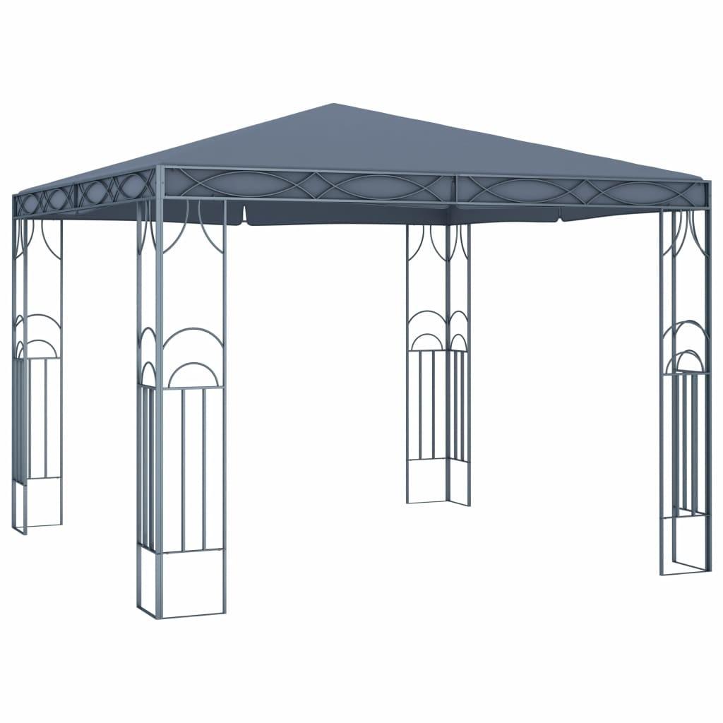 Pavillon 300 x 300 cm antracitgrå