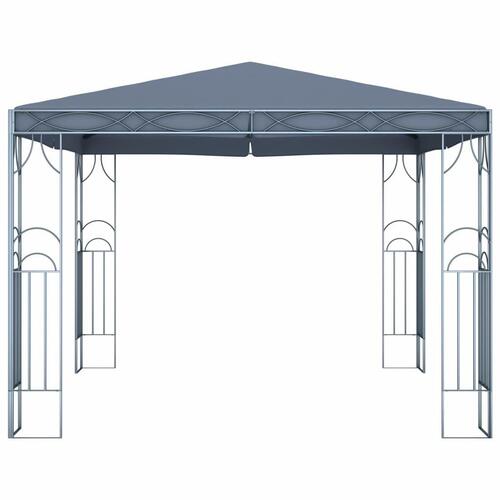 Pavillon 300 x 300 cm antracitgrå