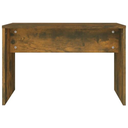 Konsolbordsæt 74,5x40x141 cm røget egetræsfinish