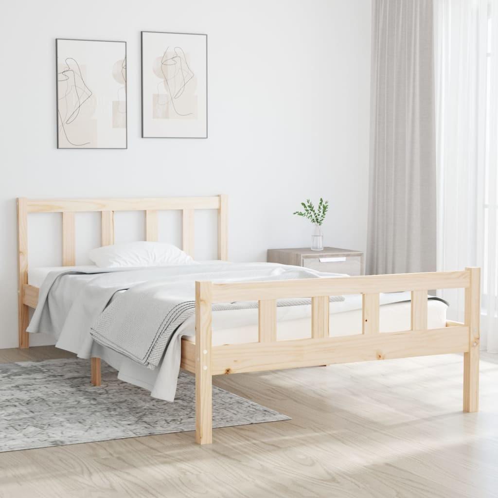 Sengeramme 90x200 cm massivt træ