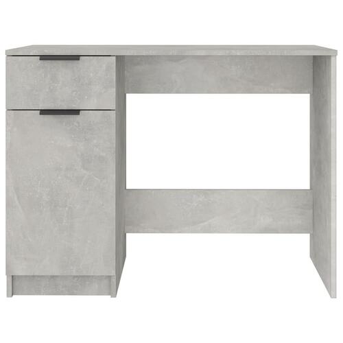 Skrivebord 100x50x75 cm konstrueret træ betongrå