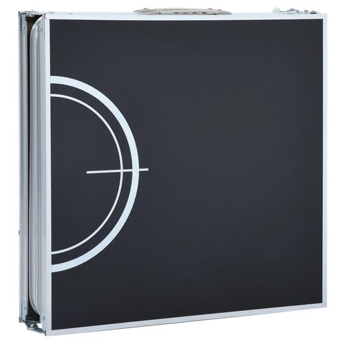 Foldbart beer pong-bord 240 cm sort