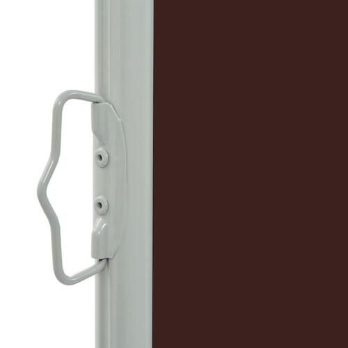 Sammenrullelig sidemarkise til terrassen 160 x 300 cm brun