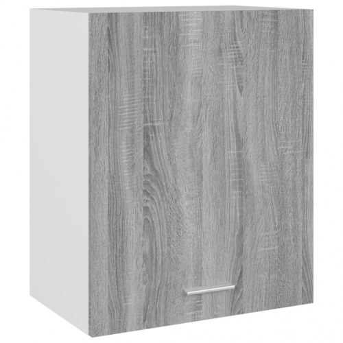 Vægskab 50x31x60 cm konstrueret træ grå sonoma-eg