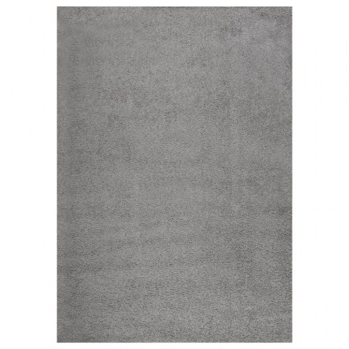 Shaggy gulvtæppe 140x200 cm høje luv grå