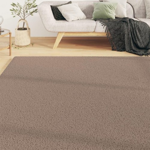 Shaggy gulvtæppe 160x230 cm høje luv beige