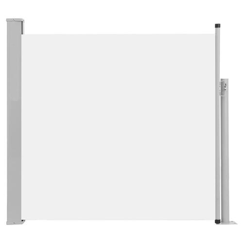Sammenrullelig sidemarkise til terrassen 170x300 cm cremefarvet
