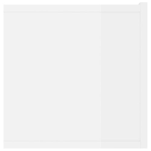 Tv-skabe 2 stk. 80x30x30 cm konstrueret træ hvid højglans