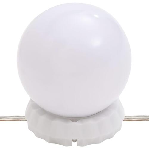 Spejlskab med LED-lys 91x15x76,5 cm sonoma-eg